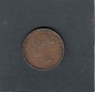 Beschrijving: 1 Farthing VICTORIA 